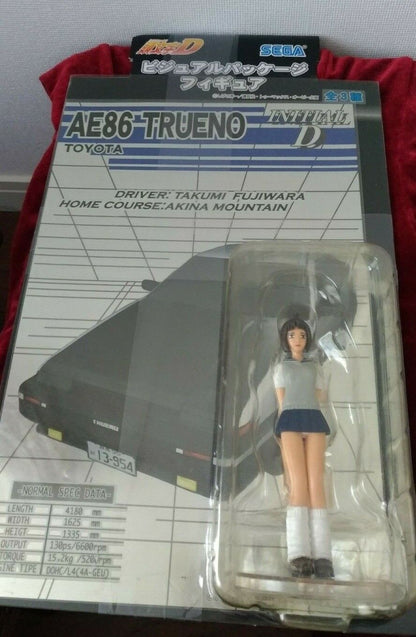 Initial D Anime Figure Sega Prize AE86 Trueno Mogi Natsuki Visual Package JP