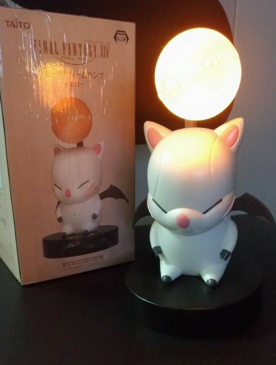 Final Fantasy Moogle Mog Light up Desk Lamp Prize Figure Toy Display Japan