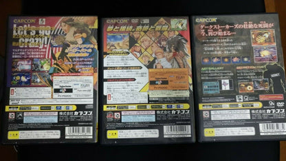 PS2 PlayStation Capcom Japan Darkstalkers Marvel vs Capcom SNK Fighting Game Lot