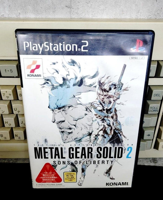 Metal Gear Solid 2 Sons of Liberty PlayStation 2 PS2 Japan import