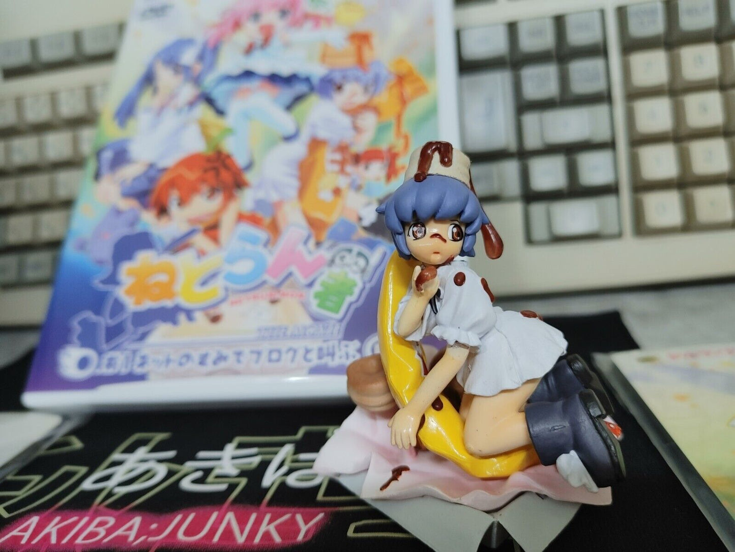 Netrun-Mon The Movie Biscuit-tan Otaku Lot Mouspad Figure DVD RARE Set JAPAN