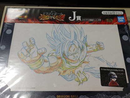 Anime Dragon ball Animation Cel Print Goku SS God Japan Limited Release