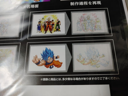 Anime Dragon ball Animation Cel Print Goku SS God Japan Limited Release