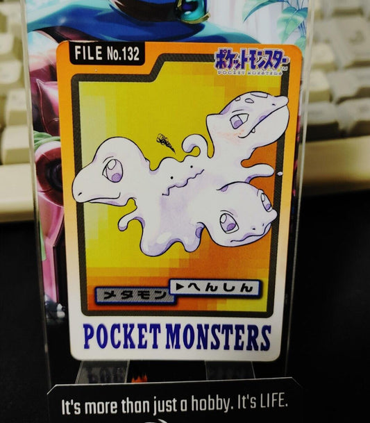 Pokemon Bandai Ditto Carddass Card #132 Japanese Retro Japan Rare Item