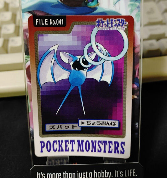 Pokemon Bandai Zubat Carddass Card #041 Japanese Retro Japan Rare Item