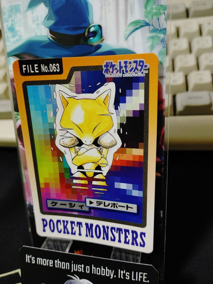 Pokemon Bandai Abra Carddass Card #063 Japanese Retro Japan Rare Item