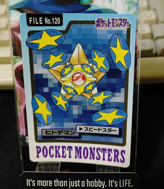 Pokemon Bandai Staryu Carddass Card #120 Japanese Retro Japan Rare Item