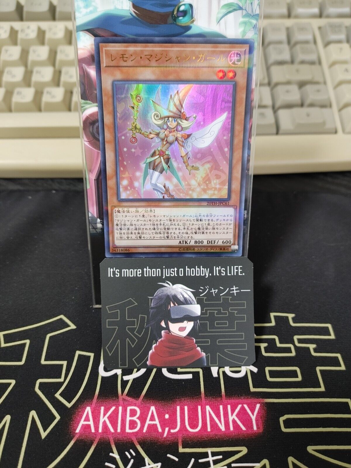 Yu-Gi-Oh 20TH-JPC61 Lemon Magician Girl Ultra Parallel Rare Japan Uncensored