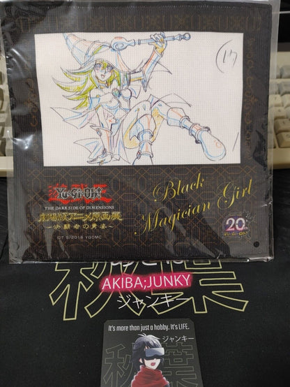 YuGiOh Dark Magician Girl Limited 20th Anniversary Cel Art Style Cloth Japan