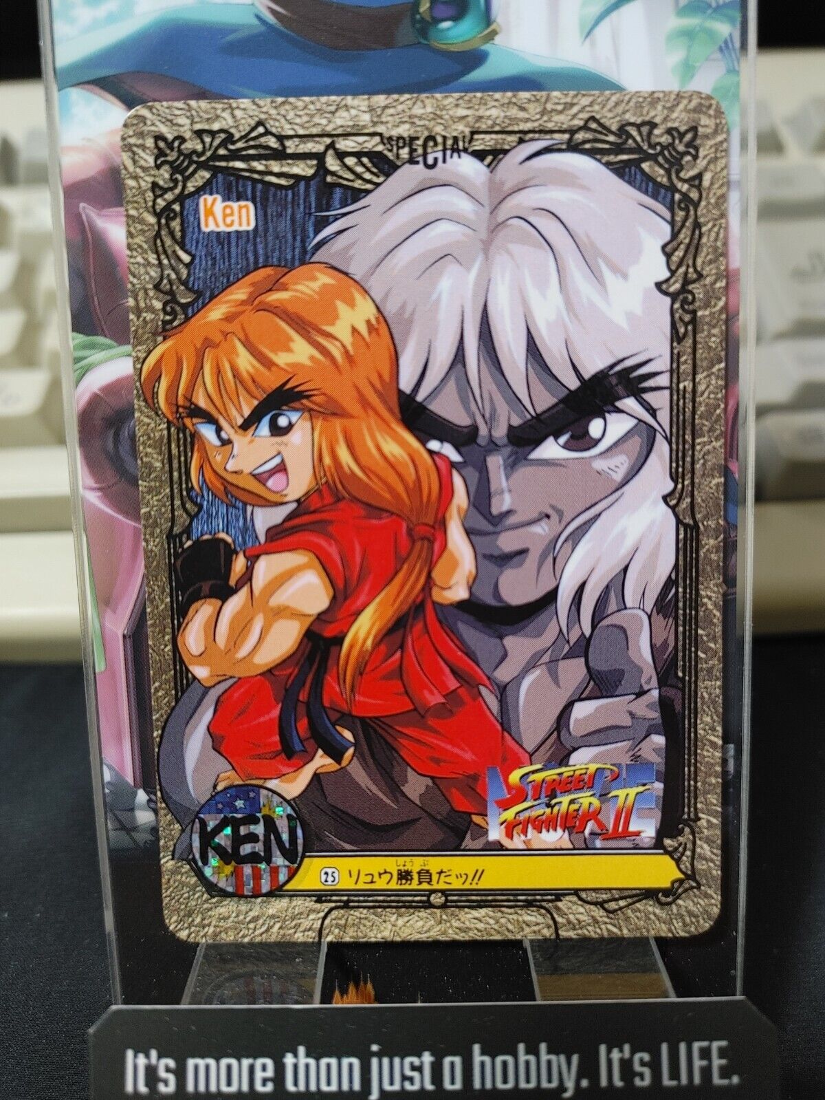 Street Fighter II Bandai Movie Carddass Card #25 Japanese Retro Japan Rare Item