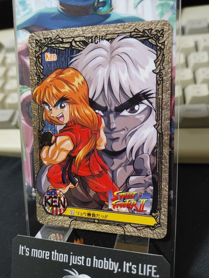 Street Fighter II Bandai Movie Carddass Card #25 Japanese Retro Japan Rare Item