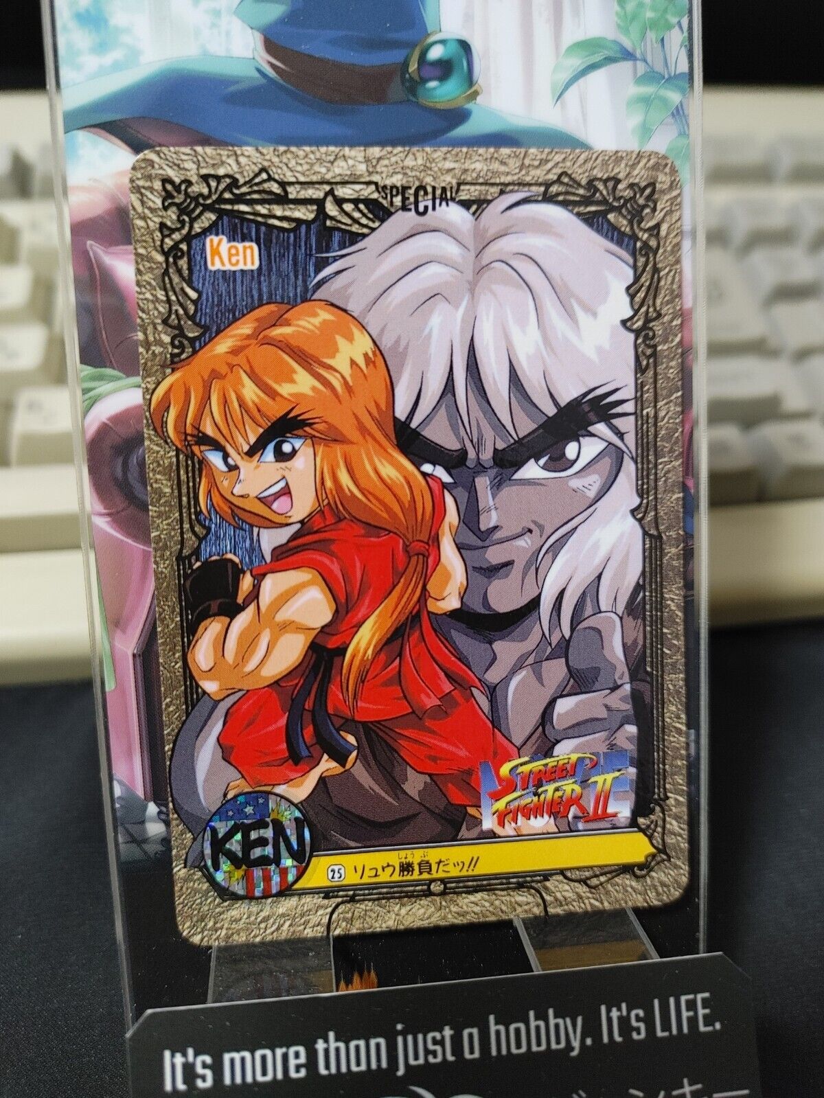 Street Fighter II Bandai Movie Carddass Card #25 Japanese Retro Japan Rare Item