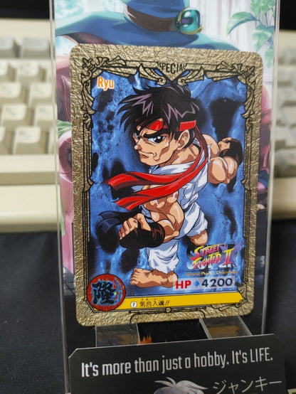 Street Fighter II Bandai Carddass Card #7 Japanese Retro Japan Rare Item