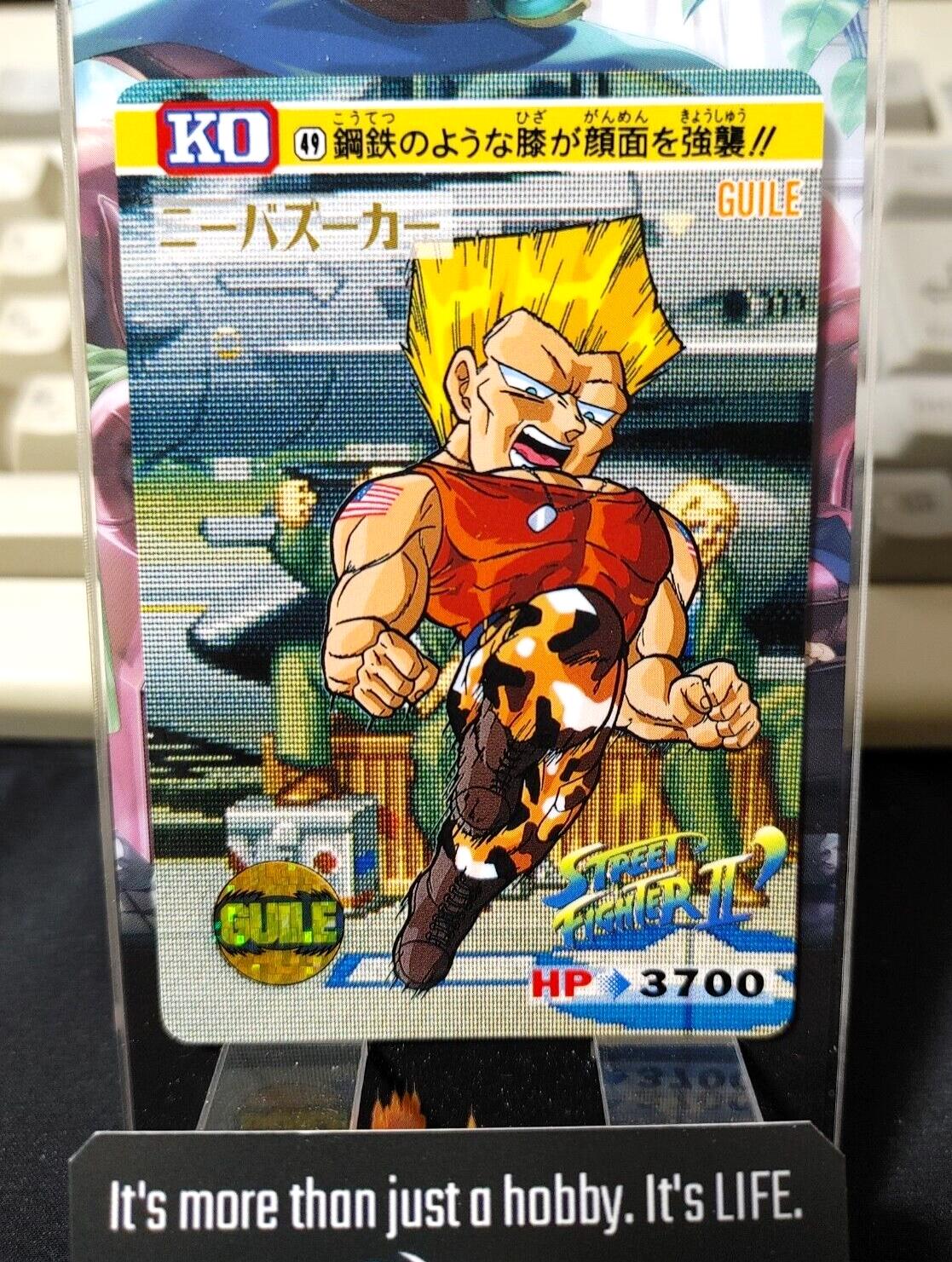 Street Fighter II Bandai Guile Carddass Card #49 Japanese Retro Japan Rare Item