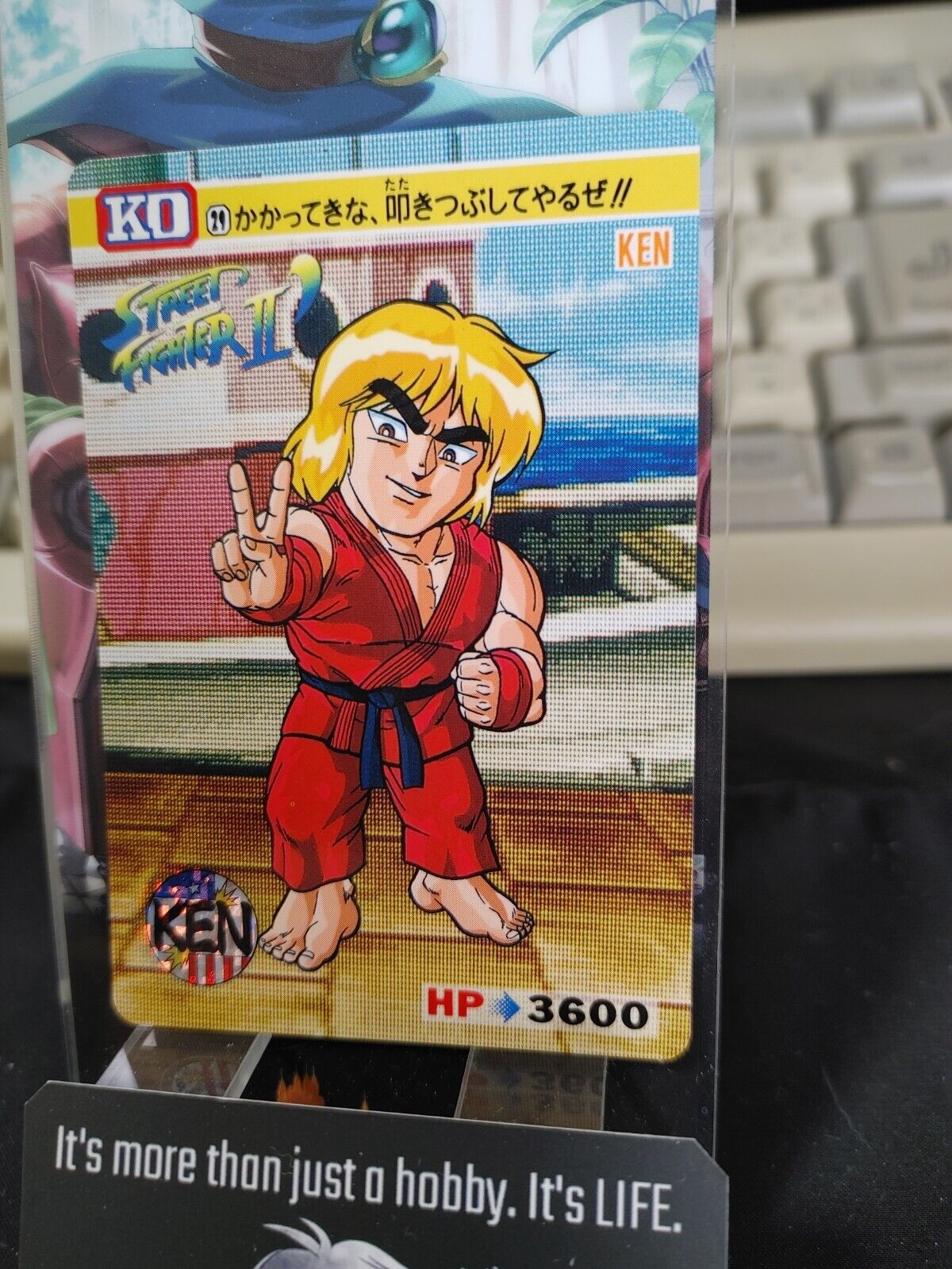 Street Fighter II Bandai Ken Carddass Card #29 Japanese Retro Japan Rare