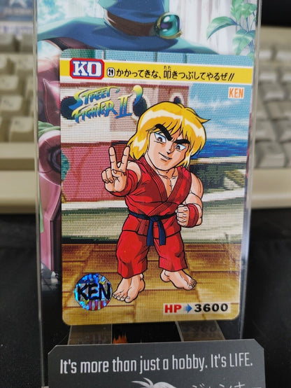 Street Fighter II Bandai Ken Carddass Card #29 Japanese Retro Japan Rare