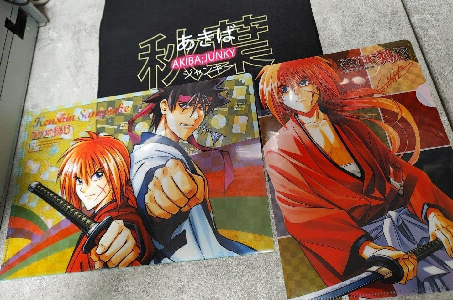 Anime Rurouni Kenshin Manga File Folder Lot Japan Jump Comics Limited Goods JP