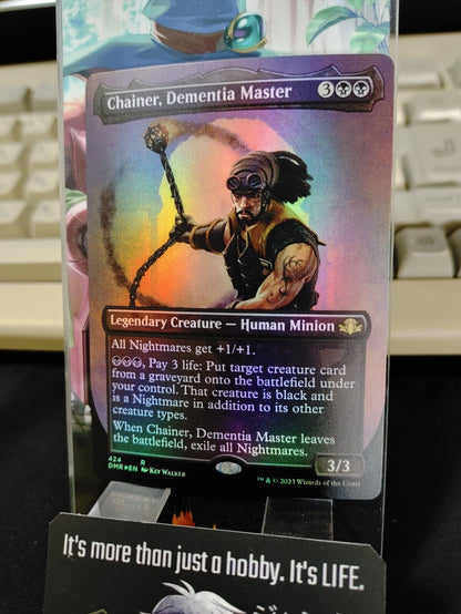 Chainer Dementia Master Borderless Dominaria Remastered MTG DMR NM Pack Fresh