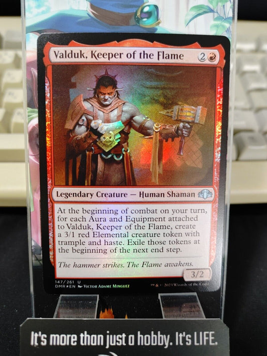 Valduk, Keeper of the Flame FOIL Dominaria Remastered MTG DMR NM Pack Fresh JP