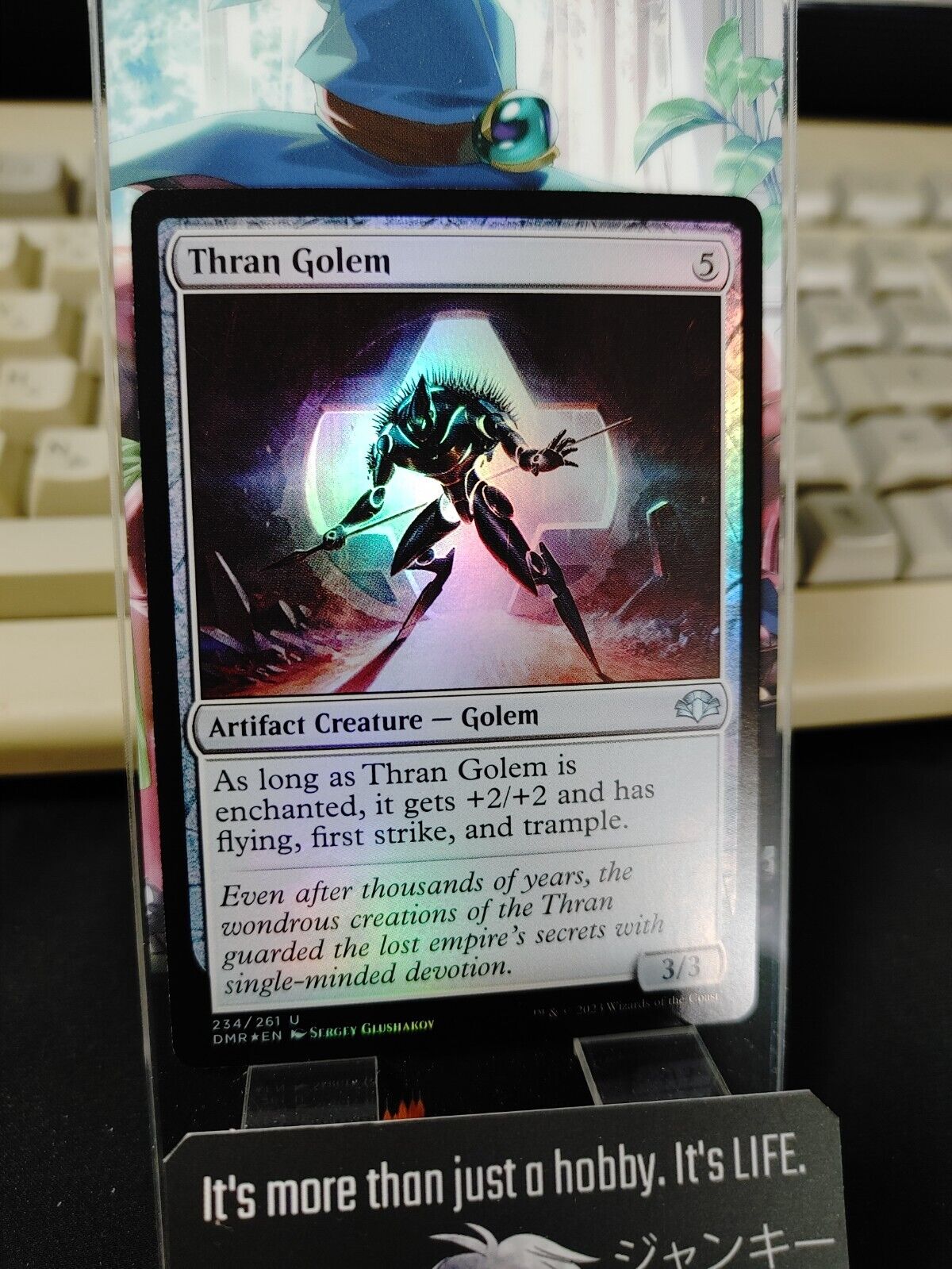 Thran Golem FOIL Dominaria Remastered MTG DMR NM Pack Fresh Japan