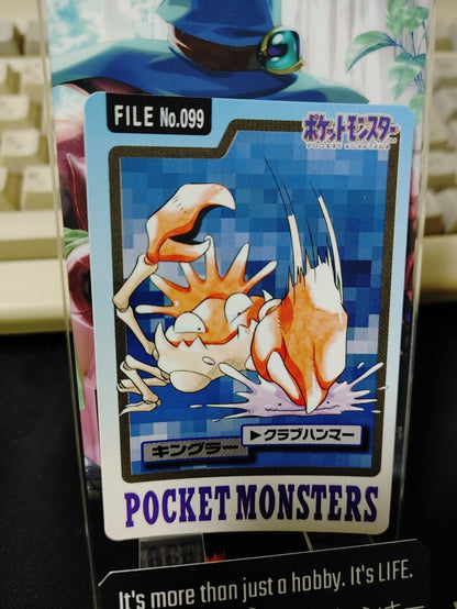 Pokemon Bandai Kingler Carddass Card #099 Japanese Retro Japan Rare Item