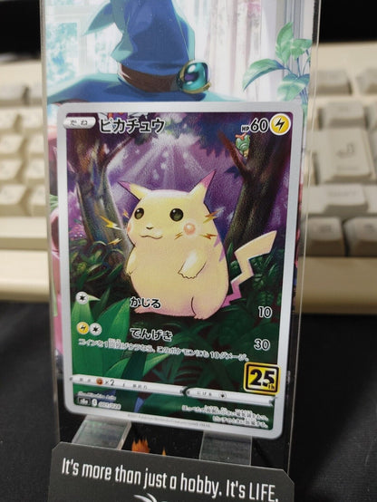 Pokemon Card Pikachu 001/028 s8a 25th Anniversary Holo Japan Release