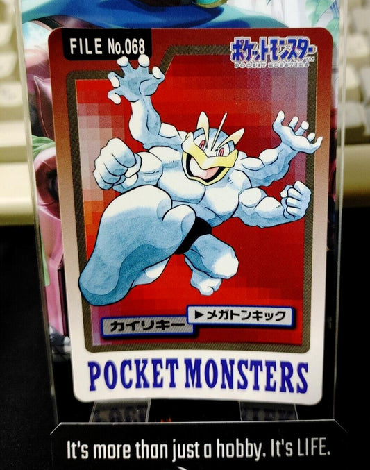 Pokemon Bandai Machamp Carddass Card #068 Japanese Retro Japan Rare Item