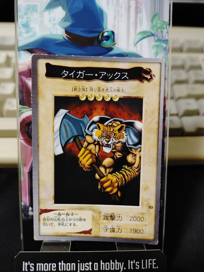 Yu-Gi-Oh Bandai Carddass Card #85 Tiger Axe Japanese Retro Japan Rare