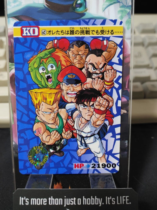 Street Fighter II Bandai Carddass Card #62 Japanese Retro Japan Rare