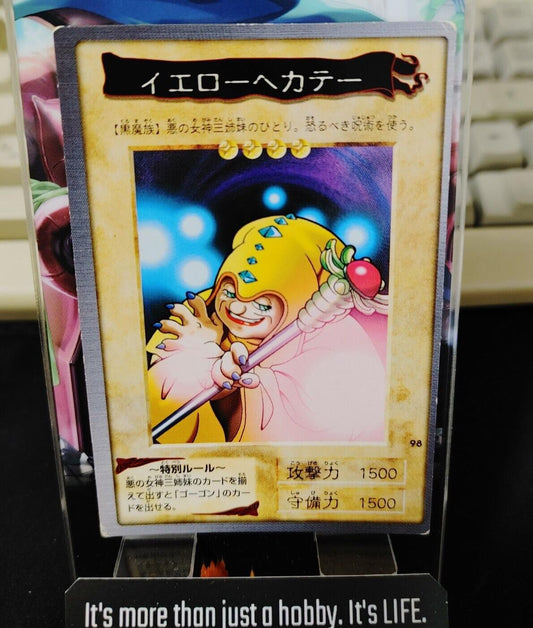 Yu-Gi-Oh Yellow Hecate Bandai Carddass Card #98 Japanese Retro Japan Rare