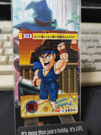 Street Fighter II Bandai Ryu Carddass Card #28 Japanese Retro Japan Rare