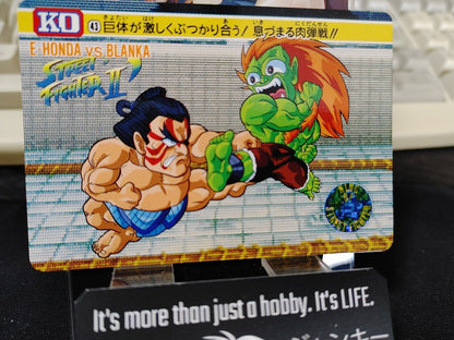 Street Fighter II Blanka Carddass Card #43 Japanese Retro Japan Rare