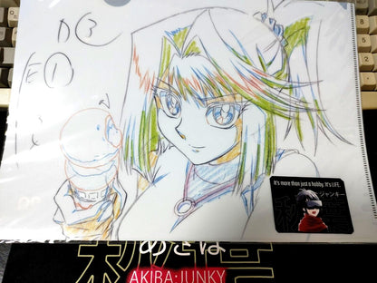 Yu-Gi-Oh 20th Anniversary Graphic Clear File Cel Design Tea Anzu Japan Release