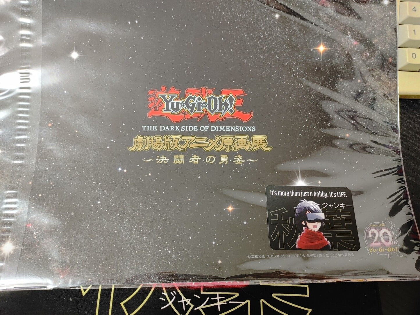 Yu-Gi-Oh 20th Anniversary Graphic Clear File Cel Design Yugi Japan Release