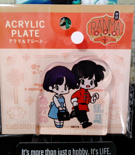 Ranma 1/2 Collectible Acrylic Plate GOODS JAPAN Release