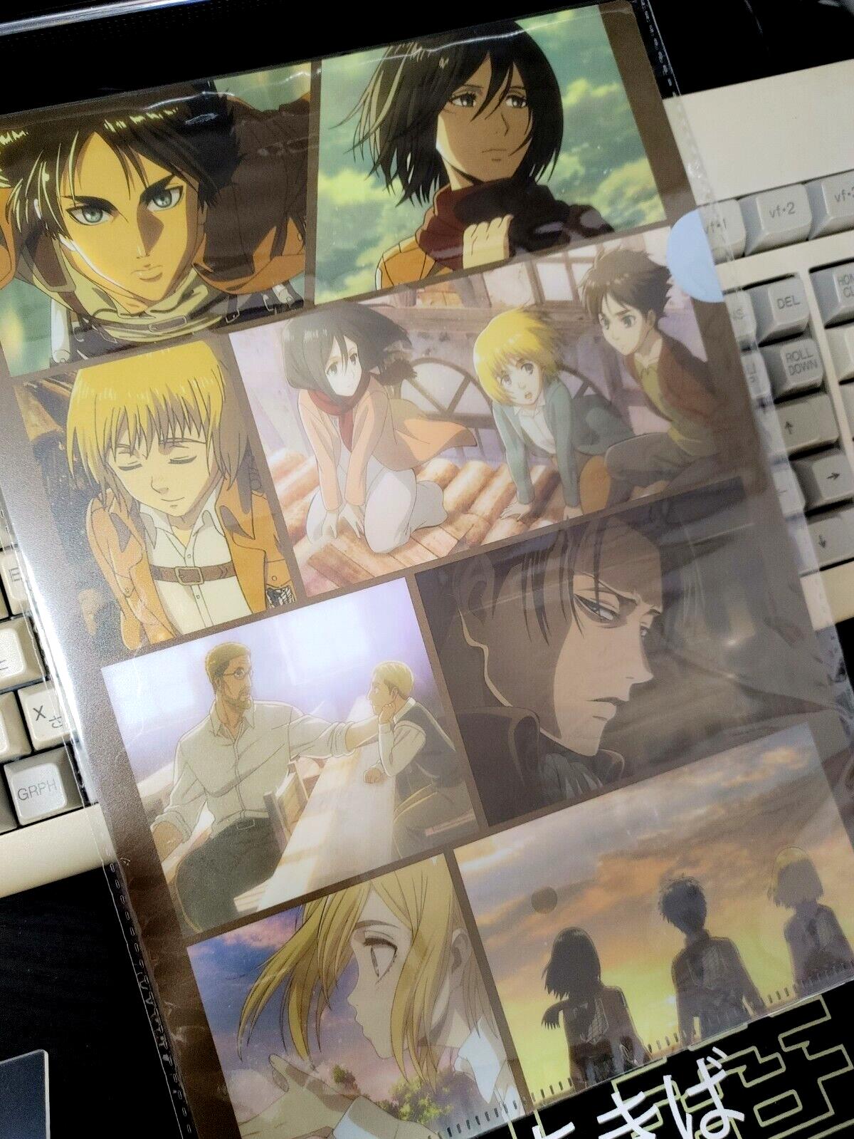 Attack on Titan Collectible  Design Clear File Design B GOODS JAPAN