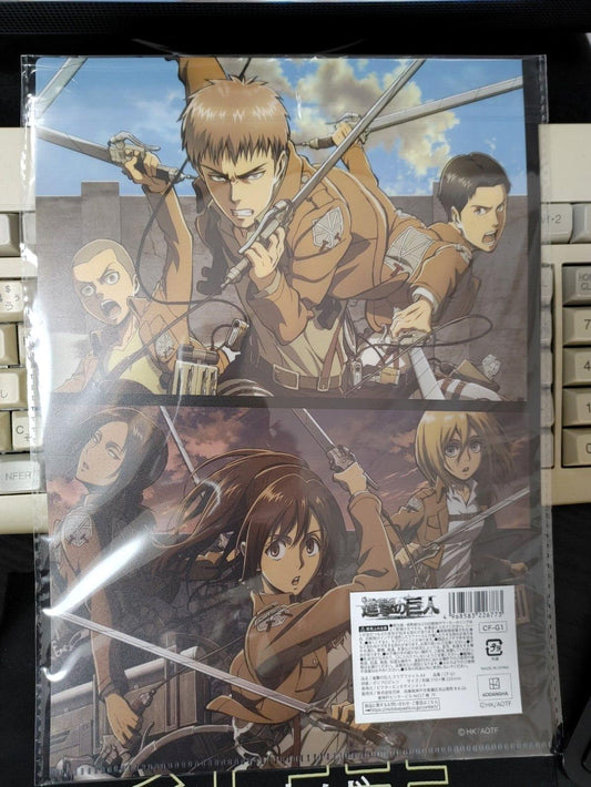 Attack on Titan Collectible  Design Clear File Design C GOODS JAPAN