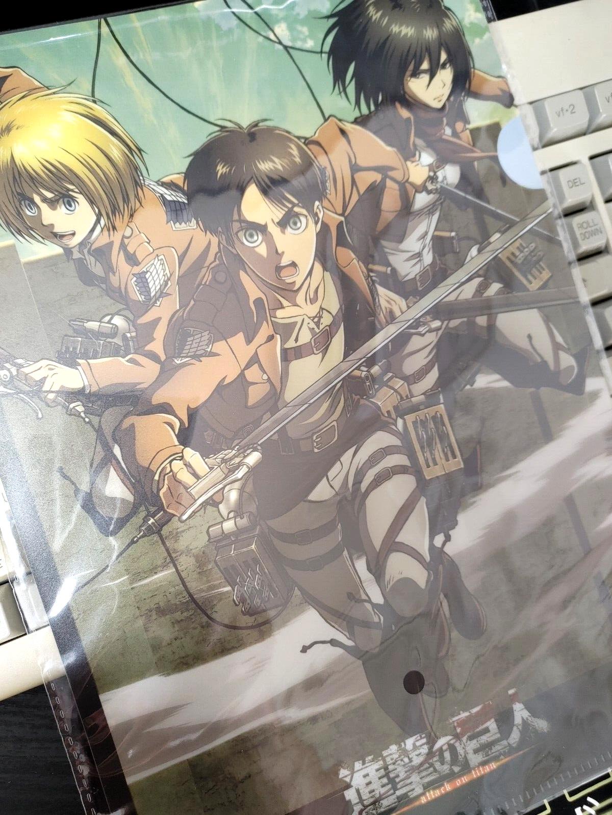 Attack on Titan Collectible  Design Clear File Design C GOODS JAPAN