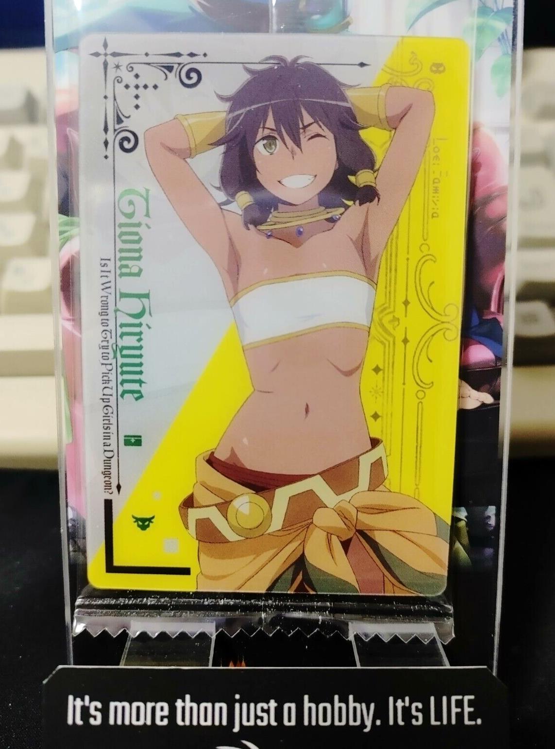 Is It Wrong To Pick Up Girls In A Dungeon Card Tiona Hiryute Japan Release