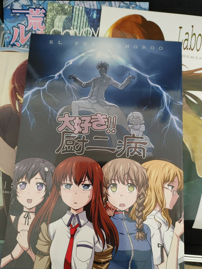 Steins Gate Anime Fanbook Dojin Art Books Japan steins;gate comics manga lot