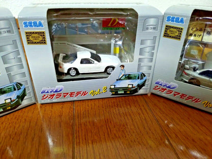 Initial D Anime Diorama Visual Collection Vol. 2 LOT Figures Sega Prize Japan