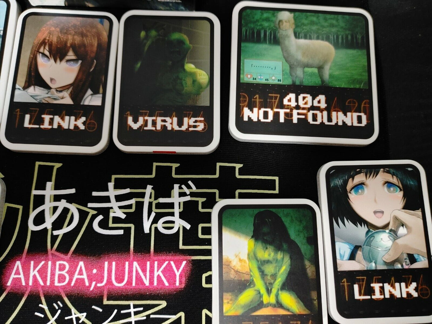 Steins Gate Anime Game Board Game Pieces Graphic Art Set Huke Japan otaku comike