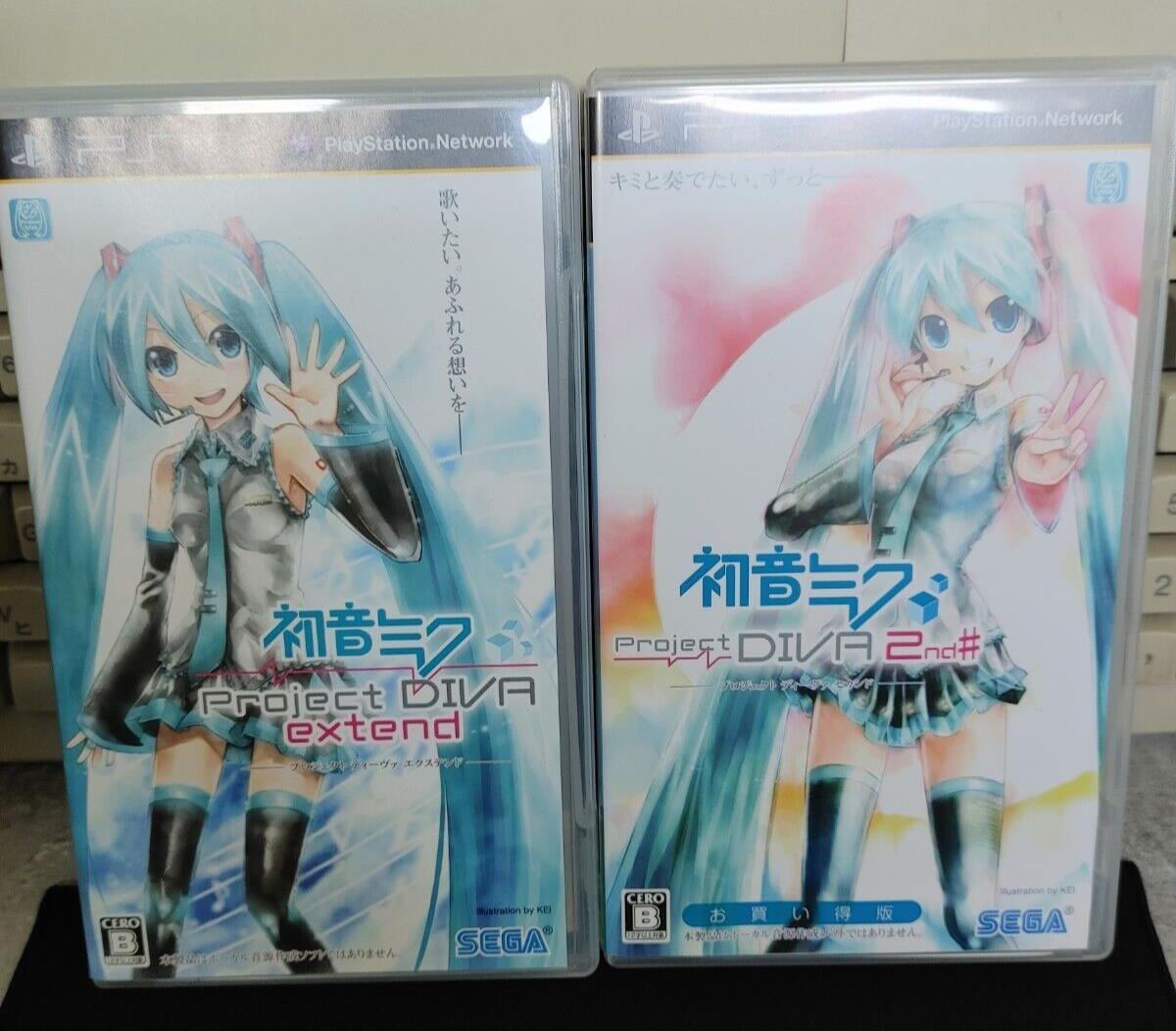 Hatune Miku Project Diva 2nd Extend Set PSP Play Station Portable Japan import