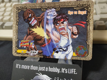 Street Fighter II Bandai Vintage Carddass Card #34 Japanese Retro Japan Rare