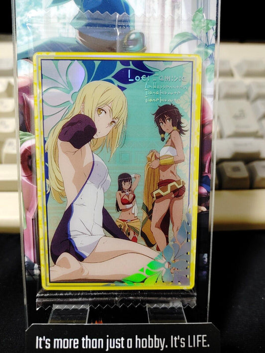 Is It Wrong To Pick Up Girls In A Dungeon Card Ais Tione Tiona FOIL Japan