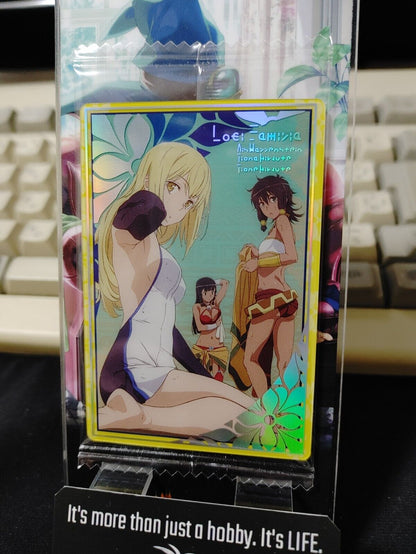 Is It Wrong To Pick Up Girls In A Dungeon Card Ais Tione Tiona FOIL Japan