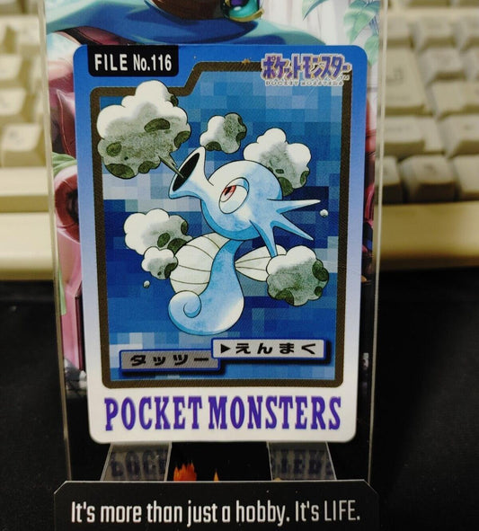 Pokemon Bandai Horsea Carddass Card #116 Japanese Retro Japan Rare Item