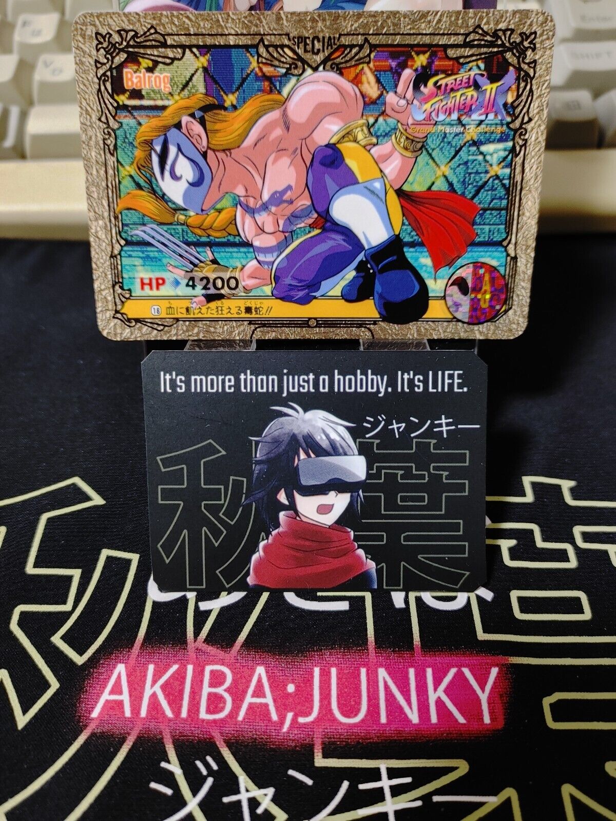 Street Fighter II Bandai Movie Carddass Card #18 Japanese Retro Japan Rare Item