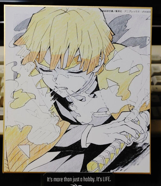 Anime Demon Slayer Zenitsu Art Panel Japan Limited Release A