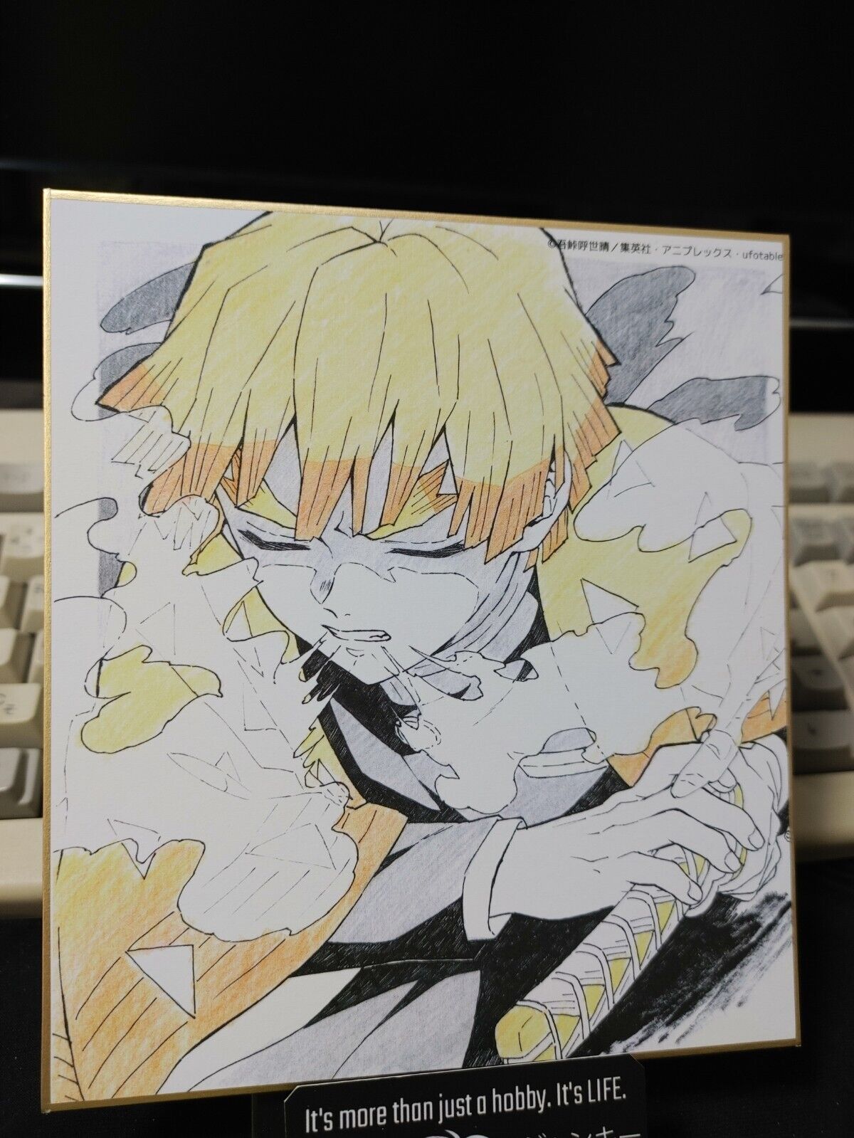 Anime Demon Slayer Zenitsu Art Panel Japan Limited Release A